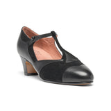 Doris 1920s Pumps Wide (Black)