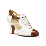 PRE-ORDER Sylvie Vintage Shoes (Walnut/Ivory)