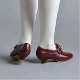 Kensington 18th Century Shoes Wide (Bordeaux)