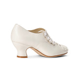 PRE-ORDER Savoy Beaded Edwardian Shoes Wide (Ivory)