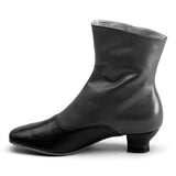 Renoir Victorian Button Boots (Green/Black)